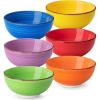 vancasso Bonita 12 Oz Small Bowls Set of 6, Ceramic Mini Dessert & Dipping Dishes, 5″ Kids Bowls for Dip and Snacks, Dishwasher & Microwave Safe, Blue(Warm Color)