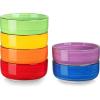 vancasso Bonita Cereal Bowl Set of 6, 24 Oz Ceramic Bowls for Kitchen, Dishwasher & Microwave Safe Bowls for Soup, Cereal, Dessert, Fruit, Blue Colored Bowl Set(Multicolor)