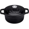 vancasso Enameled Cast Iron Dutch Oven, 9.3 Quart Dutch Oven Pot with Lid, Oval Dutch Oven Cast Iron Pot with Non Stick Coating for Bread Baking, Light Blue(Black)