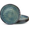 vancasso Starry Dinner Plates, 10.5 Inch Ceramic Plates, Microwave, Oven and Dishwasher Safe Plates Set of 4, Modern Dinnerware Dishes Set&Scratch Resistant-Green