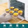 vancasso 6 Oz Ramekins Oven Safe Set of 6, Bohemian Creme Brulee Ramekins, Colorful Souffle Dishes, Pudding Custard Cups for Baking, Small Ceramic Bowls for Dipping Sauce, Ice Cream(4 Oz)