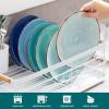 vancasso Bonita Blue Salad Plate Set of 6, 7.5 Inch Ceramic Dinner Plate, Dishwasher and Microwave Safe(Cool Color)