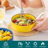 vancasso Bonita Cereal Bowl Set of 6, 24 Oz Ceramic Bowls for Kitchen, Dishwasher & Microwave Safe Bowls for Soup, Cereal, Dessert, Fruit, Blue Colored Bowl Set(Multicolor)