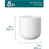 vancasso Ceramic Plant Pots, 4 Pieces Planters for Indoor Plants, 4+5+6+8 Inch, Flower Pots with Drainage
