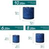 vancasso Ceramic Planters, Plant Pots for Indoor Plants, 6.25+8.25+10.25 Inch Ceramic Pots for Plants, Flower Pots with Drainage Holes (Gray, 6.25+8.25+10.25 Inch)(Blue)
