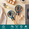 vancasso Ceramic Spoon Rest for Stove Top, 7.7 Inch Cooking Spoon Holder for Kitchen Counter Decor, Spoon Holder for Coffee Spoon Rest, Spoon Cradle, Spatula, Spoons or Tongs, Decorations, Blue(Dark)