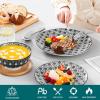 vancasso Haruka 12 Pieces Plates and Bowls Set, Ceramic Dinnerware Sets for 4, Black and White Porcelain Dishes Set(Black/White)