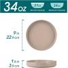 vancasso Pasta Bowls, Ceramic Salad Bowls of 4, 34 oz Large Wide Serving Bowls for Kitchen and Eating, Dishwasher & Microwave Safe Soup Bowls, Pasta Plates, Assorted Colors