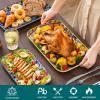 vancasso Serving Platters Set of 3, 16″/14″/12″ Inch Rectangular Trays – Serving Platter Extra Large, Bohemian Ceramic Serving Dish for Entertaining Food, Microwave & Dishwasher Safe, Colorful(Vintage)
