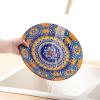 vancasso Plates and Bowls Sets,12-Piece Porcelain Dinnerware Set Service for 4, Bohemian Style Dishes Set for 4, Kitchen Dinner Set, Microwave and Dishwasher Safe, Scratch Resistant, Series KRVI(Service for 6 (18 Pcs))