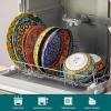vancasso Plates and Bowls Sets,12-Piece Porcelain Dinnerware Set Service for 4, Bohemian Style Dishes Set for 4, Kitchen Dinner Set, Microwave and Dishwasher Safe, Scratch Resistant, Series KRVI(Service for 6 (24 Pcs))